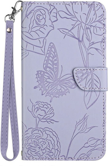 Butterfly Wallet Μωβ (Honor 200 Lite 5G)