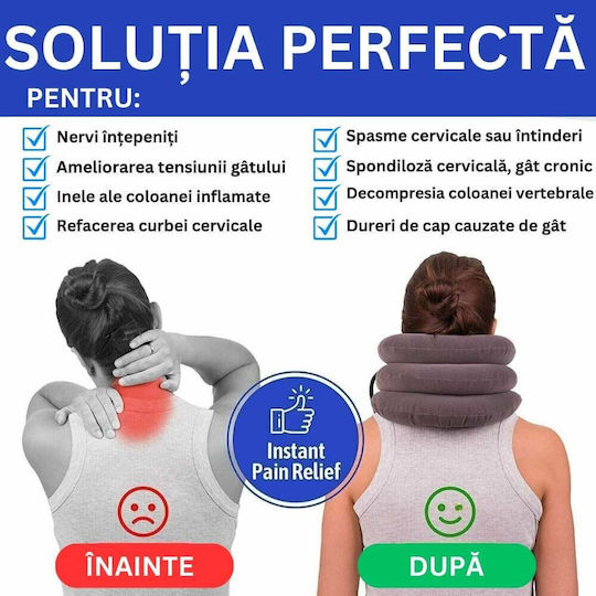 Pernă de masaj pentru gât, spate & corp cu funcție de încălzire Violet