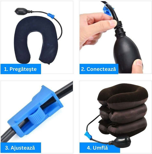 Pernă de masaj pentru gât, spate & corp cu funcție de încălzire Violet