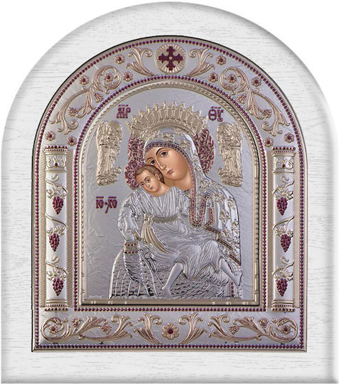 Slevori Icon Classic Regular Wreath 22.8x26.3 Brown Blue-Light Red Silver Wood 186249 1tmx