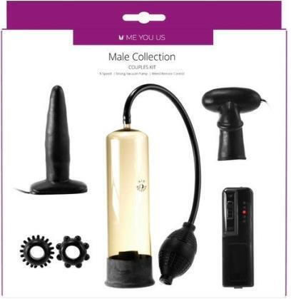 Boss Of Toys Me You Us Male Collection BDSM Kit in Schwarz Farbe 6Stück