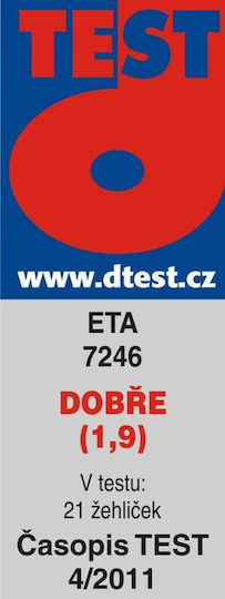 ETA Σίδερο Ατμού 1000W με Ανοξείδωτη Πλάκα