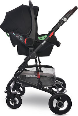 Lorelli Alba Premium Steel Verstellbar 3 in 1 Baby Kinderwagen Geeignet für Neugeborene Gray 11.15kg