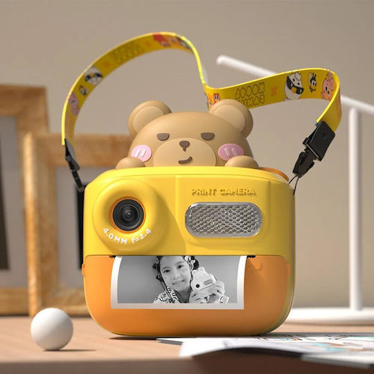 Wowkids WOW-K64-YL Παιδική Φωτογραφική Μηχανή 26MP Κίτρινη