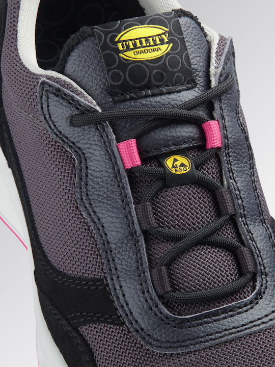 Utility Diadora Arbeitsstiefel Grau S1PL mit ESD-, FO- und SR-Zertifizierung
