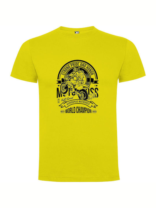 iLovePrints Rider T-shirt Yellow