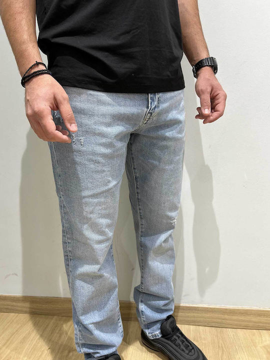 Superdry Vintage Pantaloni de Bărbați din Jean în Croială Slim Light Repair