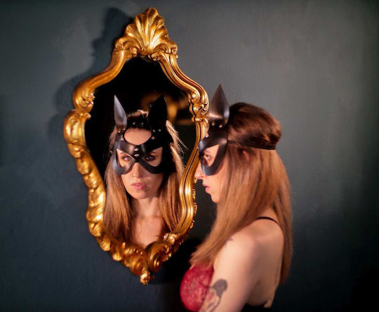 Whips Collections BDSM Μάσκα σε Μαύρο Χρώμα
