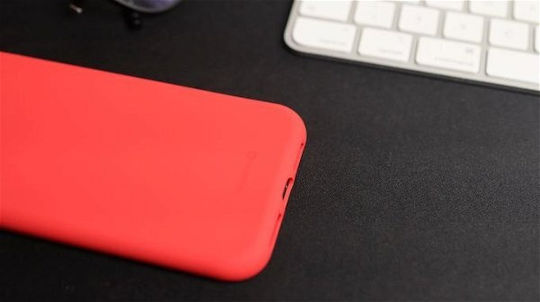 Swissten Back Cover Silicon Roșu (iPhone 15 Pro)