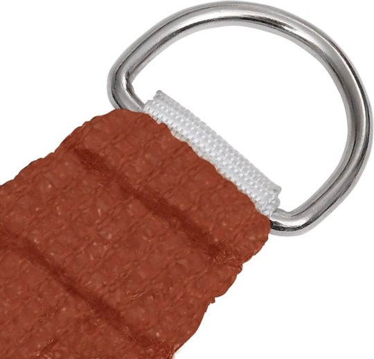 Terracotta Shade Fabric 3x6 M Hdpe 160 Gr/m² Orange 3 X 6 M