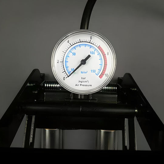 M052 Fahrradpumpe Luftpumpe Fuß mit Manometer