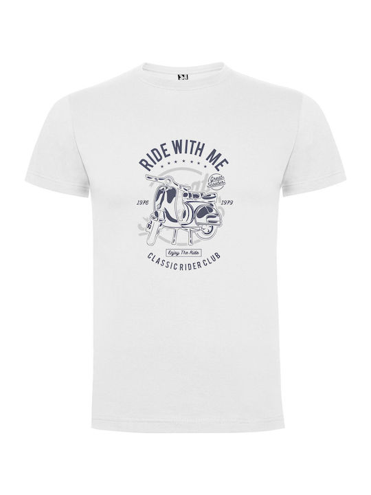 iLovePrints Ride With Me T-shirt White