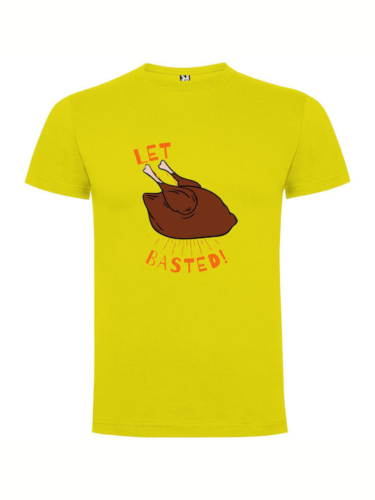 iLovePrints Basted Bird Bash T-shirt Yellow