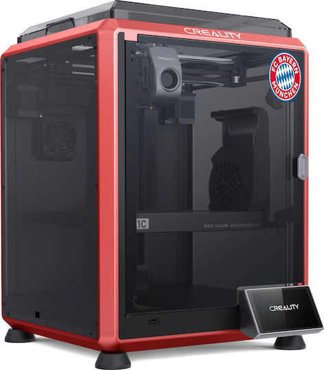 Creality3D K1C Red Αυτόνομος 3D Printer με Σύνδεση USB / Wi-Fi