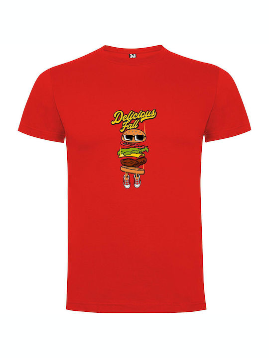 iLovePrints Deathburger Delight T-shirt Red