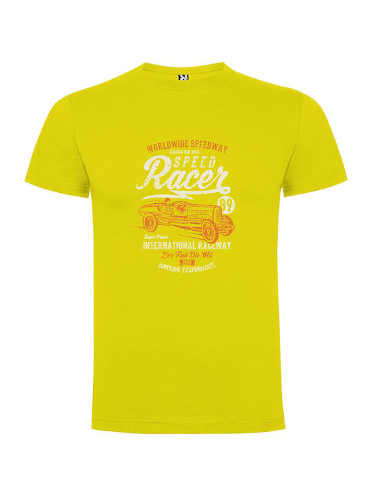 iLovePrints Speed Racer T-shirt Yellow