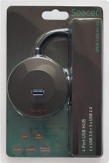 Spacer USB-Hub 4 Anschlüsse USB 3.2 mit USB-A Anschluss
