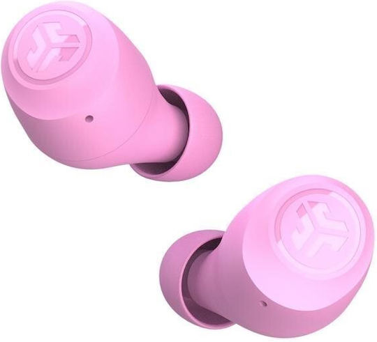Jlab GO Air Pop In-ear Bluetooth Handsfree Ακουστικά με Αντοχή στον Ιδρώτα και Θήκη Φόρτισης Ροζ