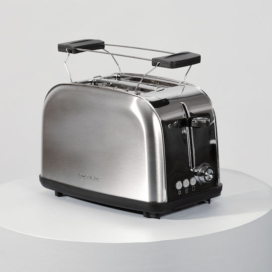 Cecotec Toastin Time 850 Prăjitor de pâine 2 sloturi 850W Inox