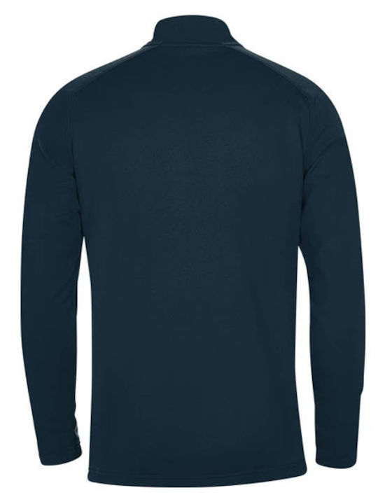 Nike Men's Blouse Dri-Fit with Zipper Navy Blue