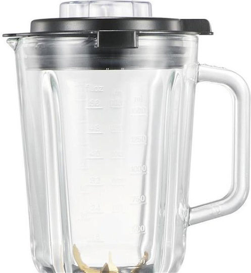 Rohnson Μπλέντερ με Γυάλινη Κανάτα 1.5 lt 1600W Ασημί R-5344