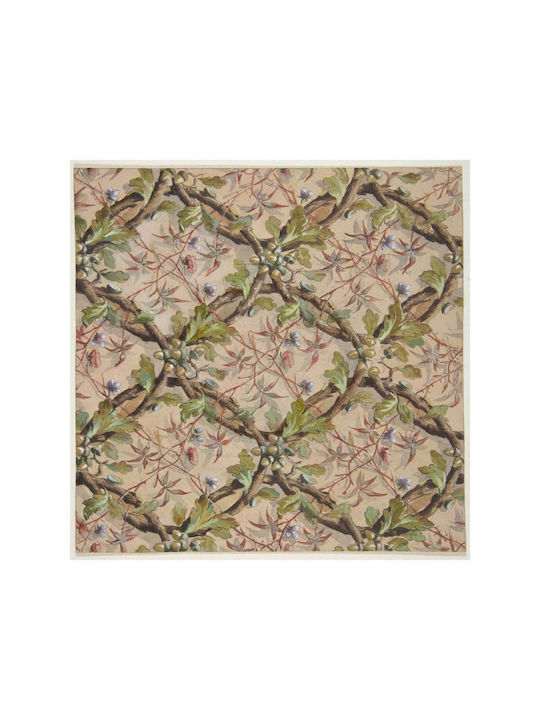 Design For Wallpaper Featuring Oak Leaves, Acorns, And Intertwined Twigs By Jules Edmond Charles Lachaise And Eugène Pierre Gourdet Πίνακας σε Καμβά 120x120cm