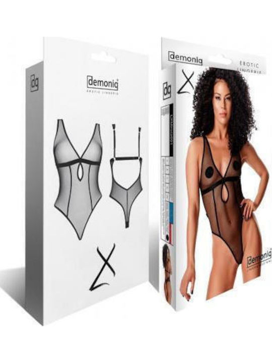 Boss Of Toys Ladyx Mireia Sexy Bodysuit Gittermuster Schwarz