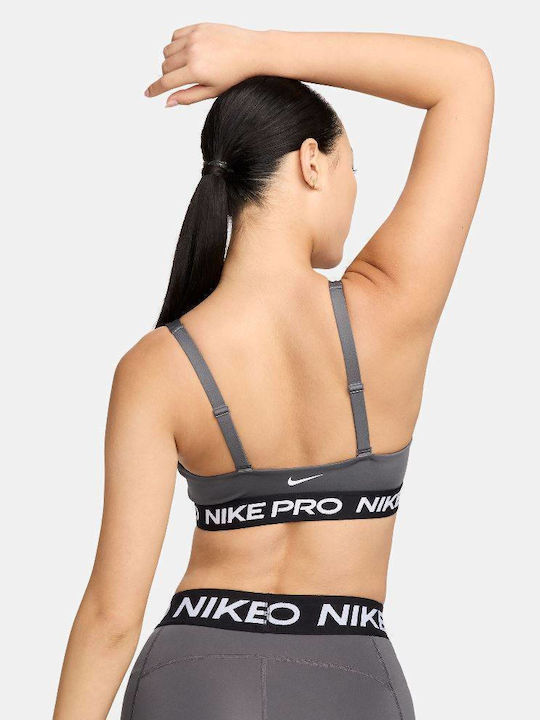 Nike Dri-Fit Indy Γυναικείο Μπουστάκι Iron Grey