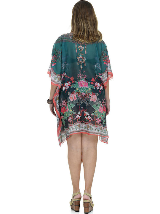 MiandMi Damen Kaftan Strand Printed