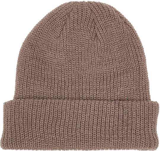 Machinist Beanie Masculin Fleece - Polar Căciulă Tricotat în culoarea Maro