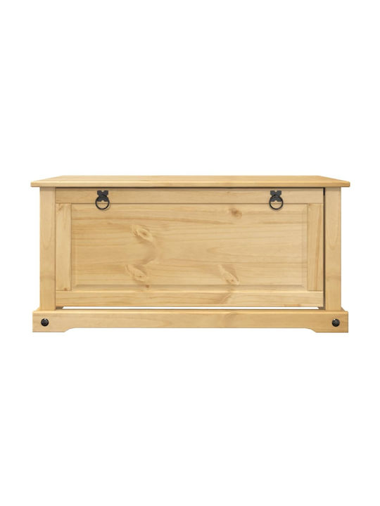 Schuhschrank aus Massivholz 99x32x47cm
