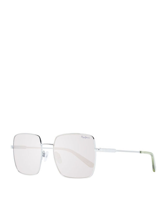 Pepe Jeans Ochelari de soare Argintiu cu Cadru & Argintiu Lentilă Pepe Jeans Ochelari de soare Argintiu cu Cadru & Argintiu Lentilă