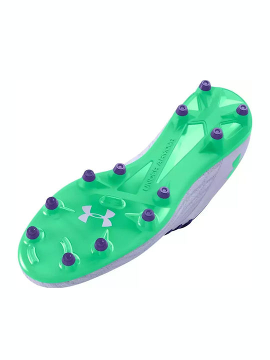 Under Armour Magnetico Football Shoes with Cleats Purple