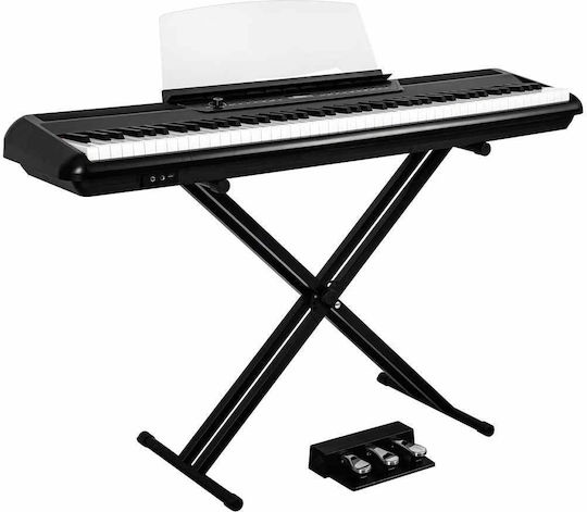 Parker Elektrisch Bühne Klavier JDP-30 mit 88 Gewichtet Tasten Schwarz