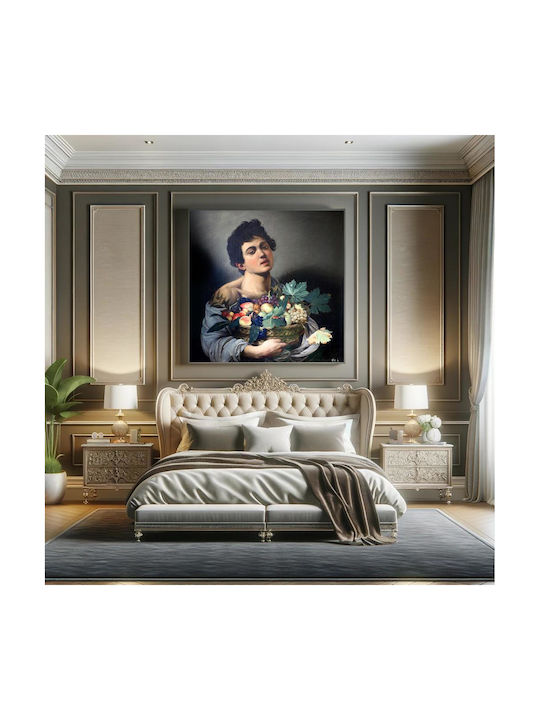 Caravaggio's Boy A Painting on Canvas 110x110cm