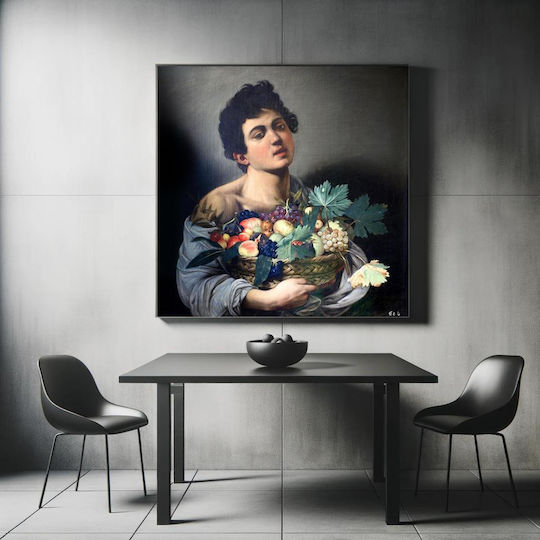 Caravaggio's Boy A Картина на Платно 110x110см
