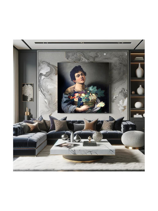 Caravaggio's Boy A Painting on Canvas 110x110cm