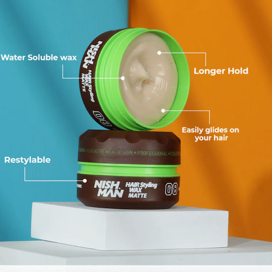 NISHMAN Aqua Wax 08 Matte