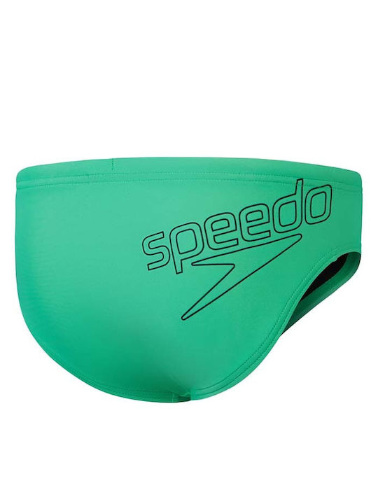 Speedo Logo Kids Swimwear Swim Briefs Training Lahani