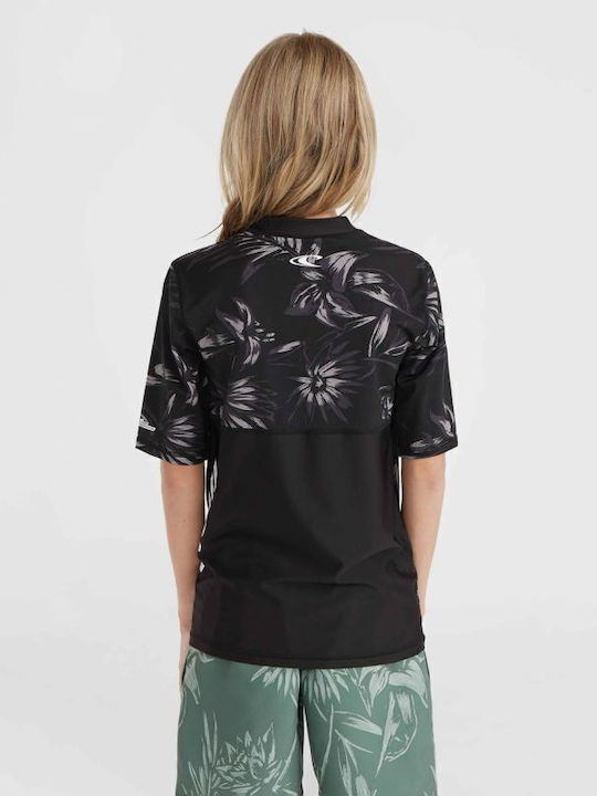 O'Neill Costum de baie pentru copii Rashguard Neagră