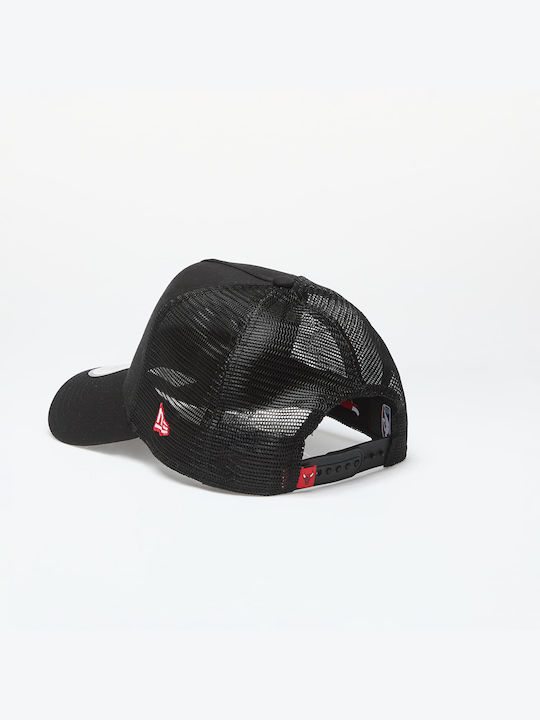 New Era Jockey mit Netz Schwarz