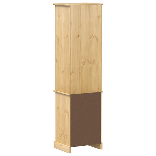 vidaXL Ντουλάπι Μπάνιου 50x40x185cm Καφέ