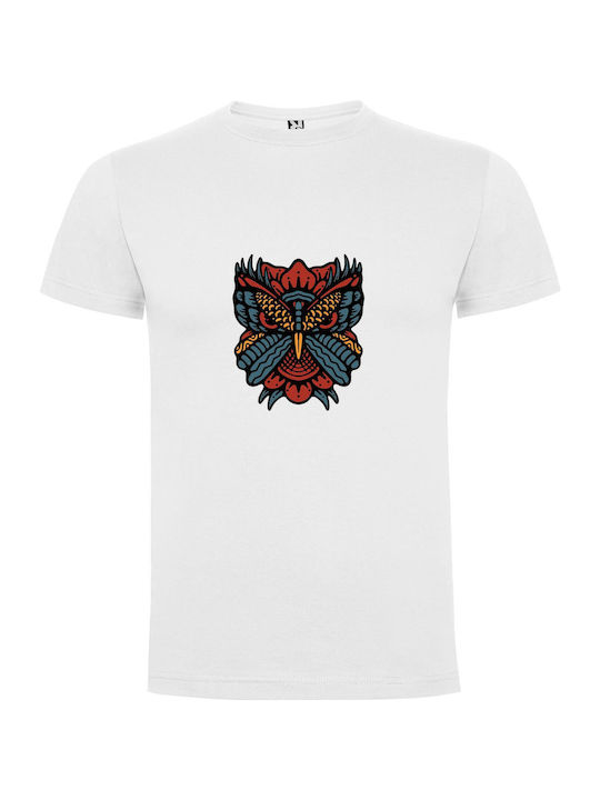 iLovePrints Avian Vector Designs T-shirt Weiß