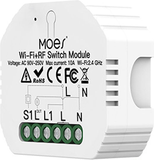 Smart Smart Switch Wi-Fi 10A (με Ουδέτερο)