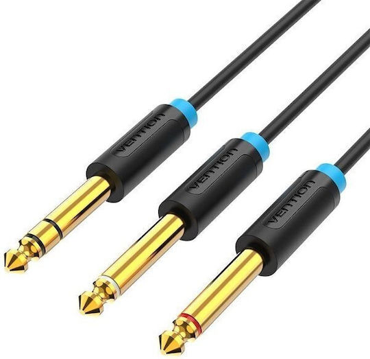 Vention Cable 6.3mm male - 6.3mm male 2m BATBH