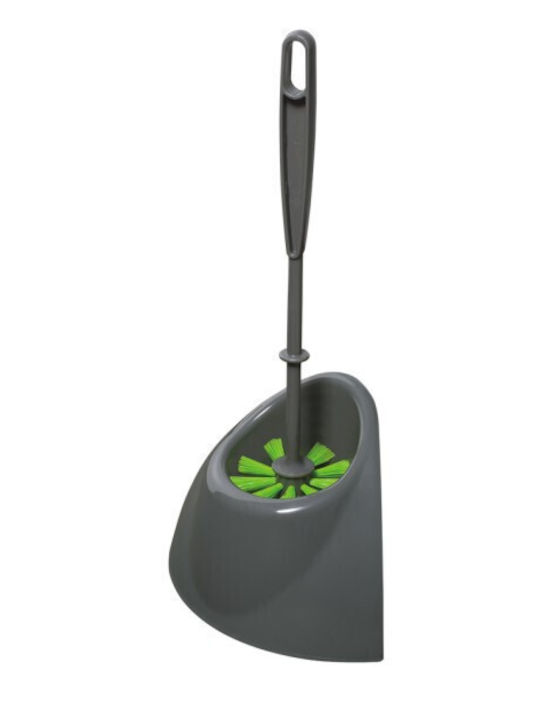 York Plastic Toilet Brush Gray