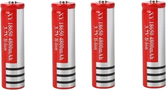 Επαναφορτιζόμενες Μπαταρίες 18650 Li-ion 6800mAh 3.7V 4τμχ