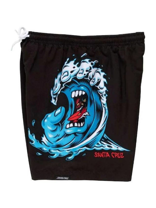 Santa Cruz Screaming Παιδικό Μαγιό Βερμούδα / Σορτς Black