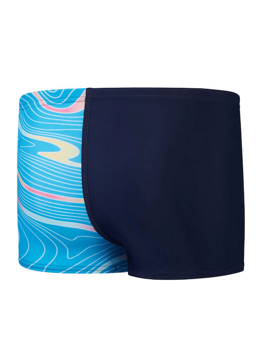 Speedo Digital Allover Kids Swimwear Swim Shorts Navy/blue