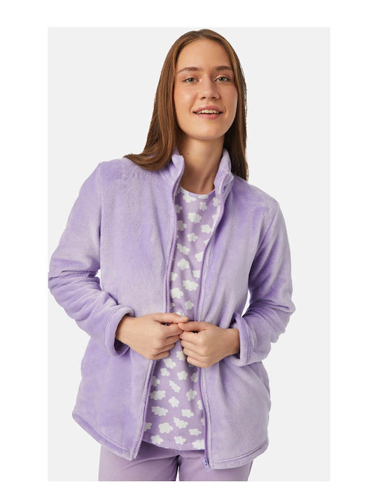 Dustin Winter Damen Pyjama-Set Flieder